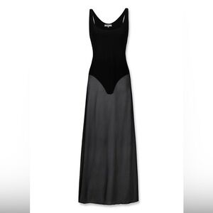 Sheer Black Maxi Dress